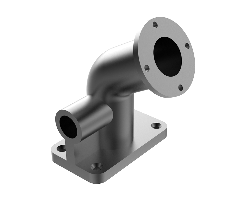 Base-Mounted Flanged Elbow